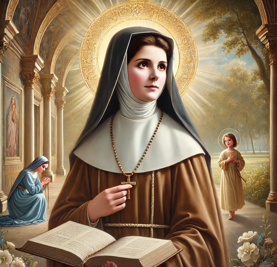 Vida y Oba de: Santa Ángela de Mérici.