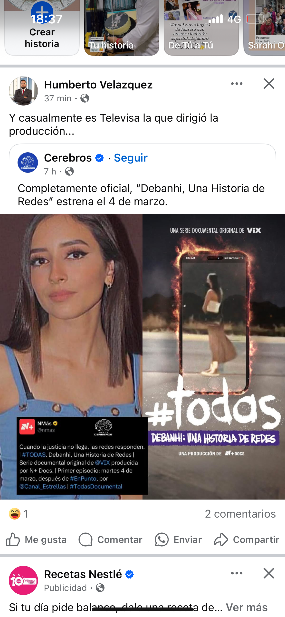 Serie documental sobre el caso de Debanhi Escobar se estrena a días del 8M.