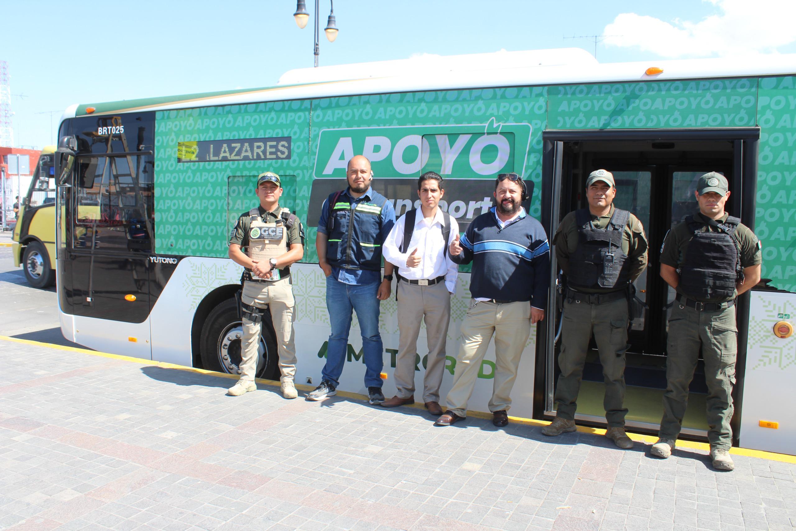Medidas de autocuidado en transporte público.