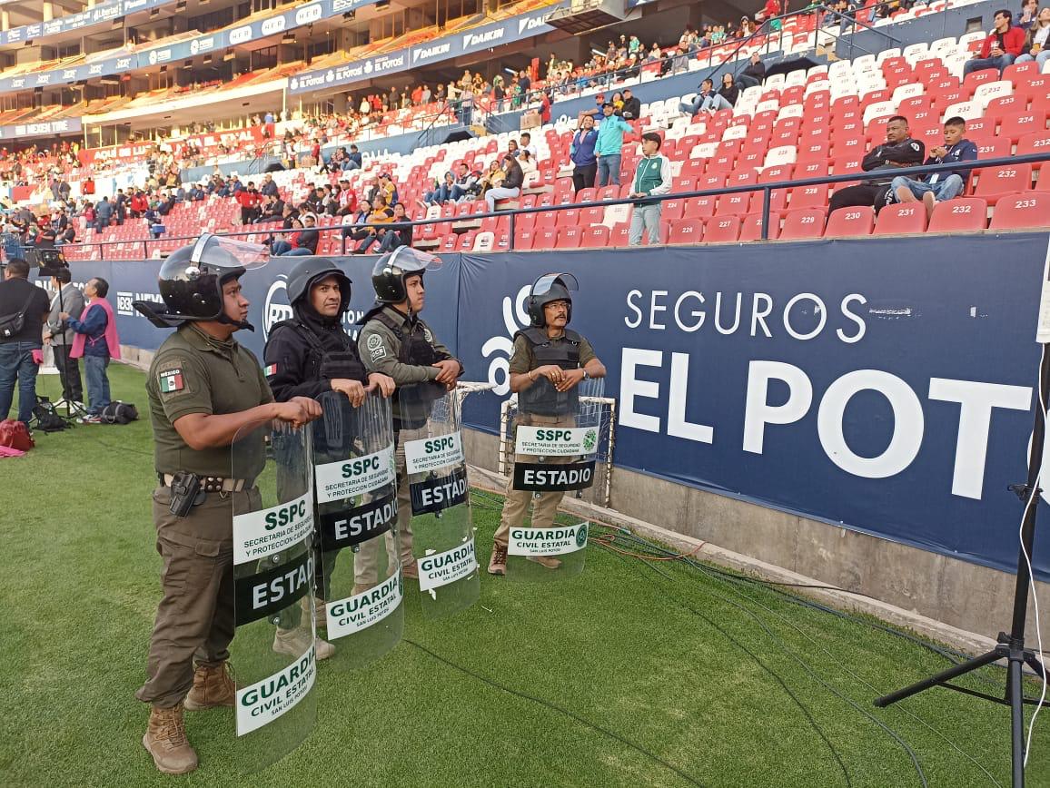Se espera un lleno total en el estadio Alfonso Lastras, por lo cual se intensificarán las acciones preventivas para garantizar un saldo blanco.