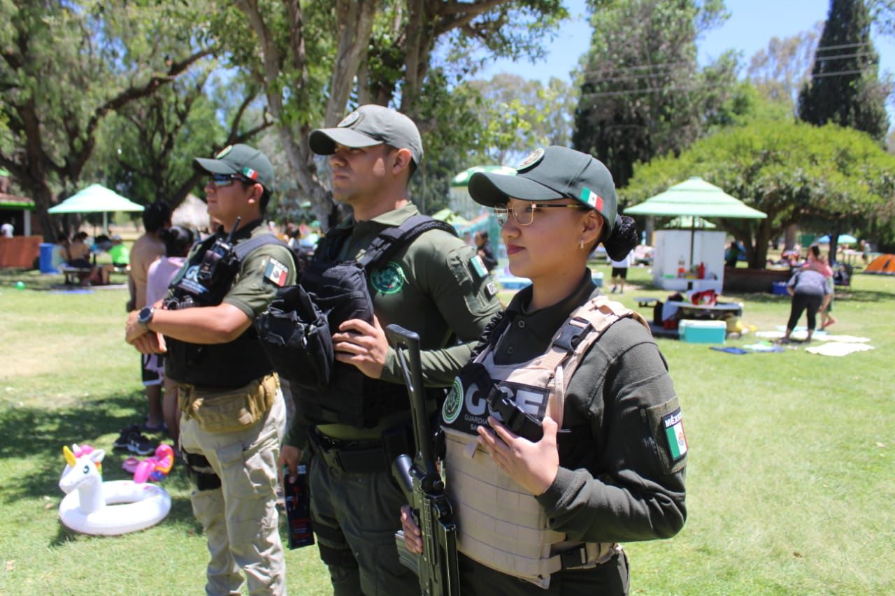 Guardia civil estatal garantiza seguridad en este primer fin de semana largo del mes de mayo.